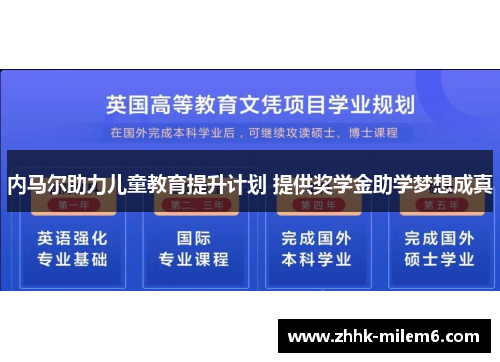 内马尔助力儿童教育提升计划 提供奖学金助学梦想成真