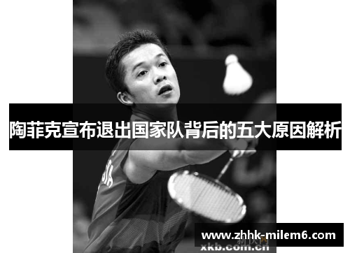 陶菲克宣布退出国家队背后的五大原因解析 陶菲克宣布退出国家队背后的五大原因解析